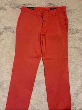 Vineyard Vines Coral-Red Chino Pants